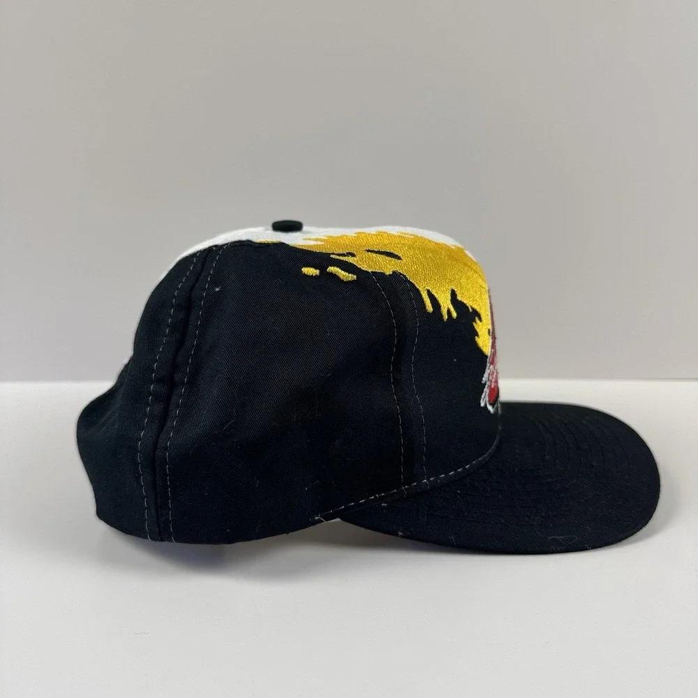 Vintage 90s Sterling Marlin #4 Nascar Splash Logo 7 Athletic Snapback Hat Cap‎